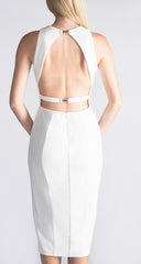 WHITE DRESS PARTY DRESS OCCASION DRESS MIDI DRESS EVENING DRESS DESIGNER DRESS DAY WEAR COCKTAIL DRESS  DUALIPA, KENDALL JENNER, DUA LIPA, gigi hadid, bella hadid, David jones, Myer, Iconic, moda operandi, ounass, saks fifth avenue,