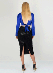 Leola Blue Top