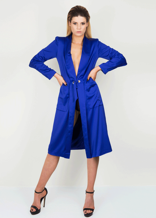Lia Blue Trench